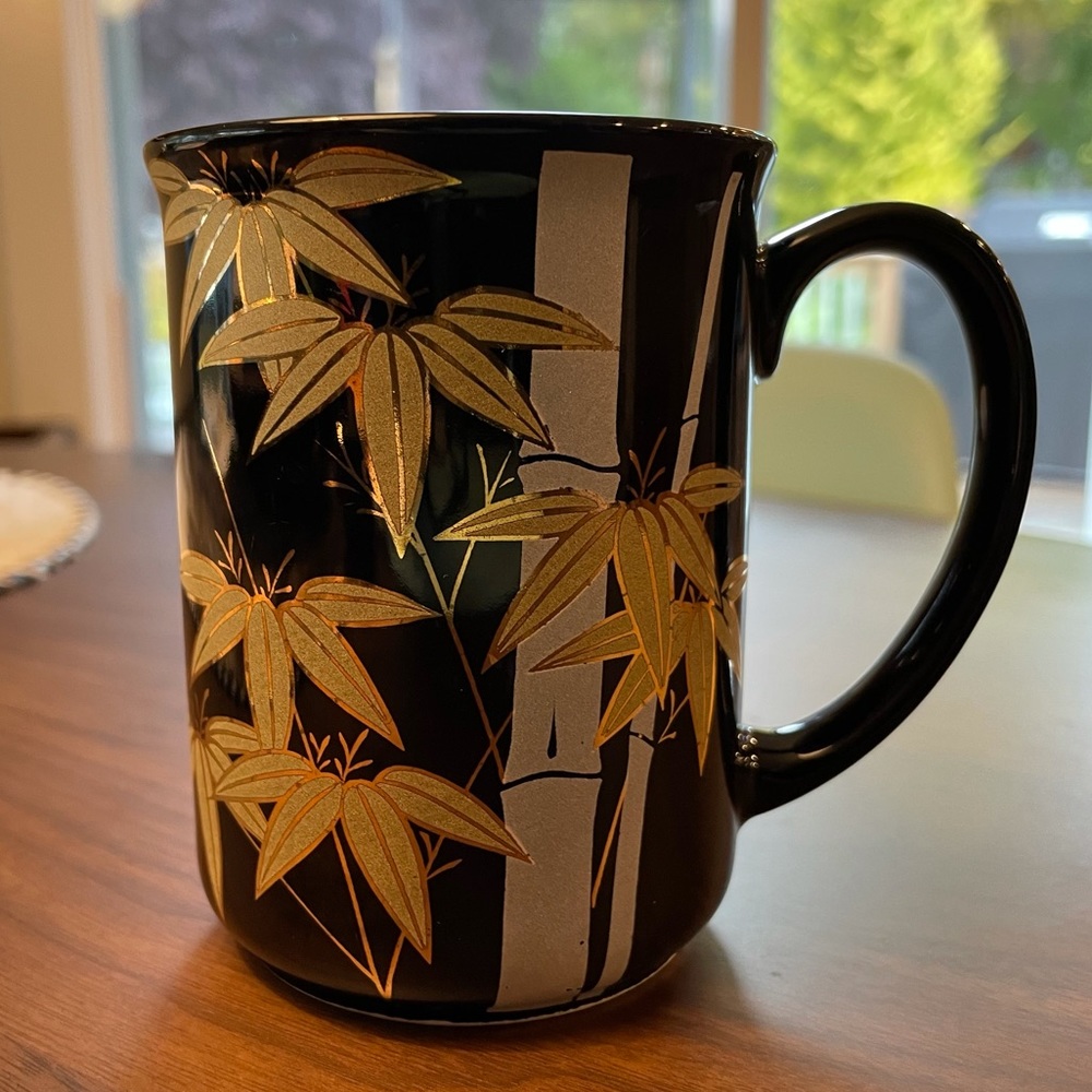 Vintage Otagiri Bamboo Coffee Mug Cup